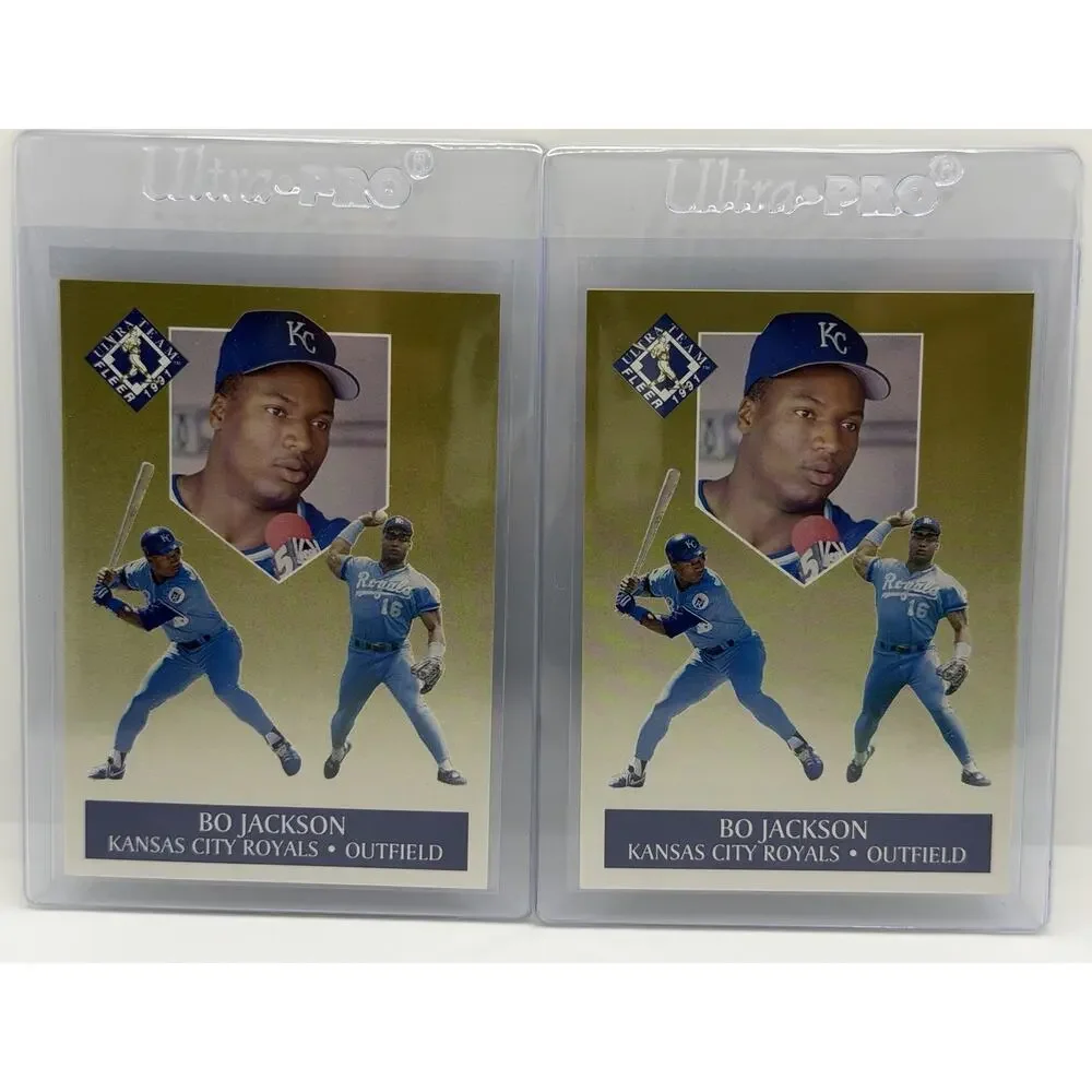 1991 Fleer Ultra - Ultra Team Bo Jackson #6 Lot Of 2 Cards